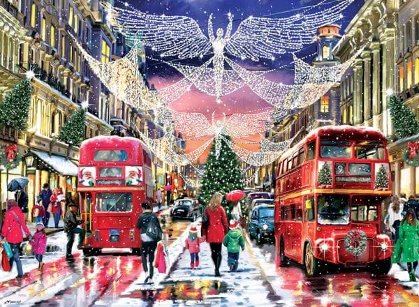 Regent Street Personalised Christmas Card