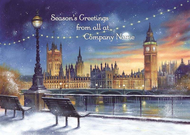 Big Ben - Front Personalised Christmas Card