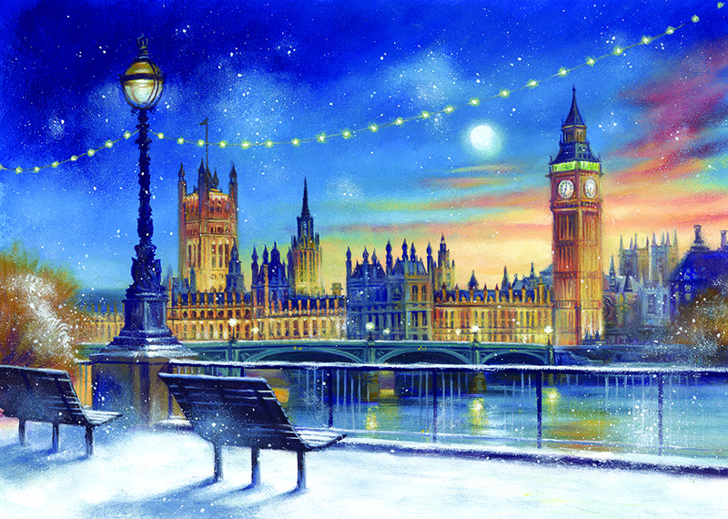 Big Ben Personalised Christmas Card