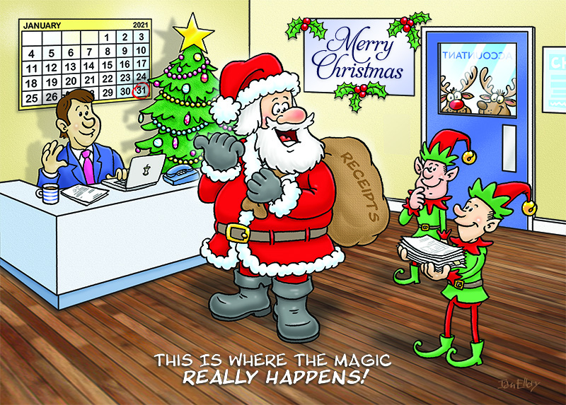 Christmas Magic Personalised Christmas Card
