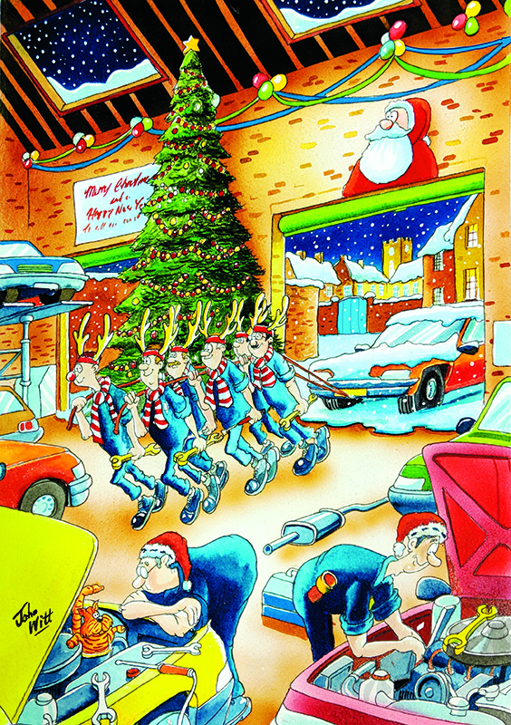 Christmas Service Personalised Christmas Card