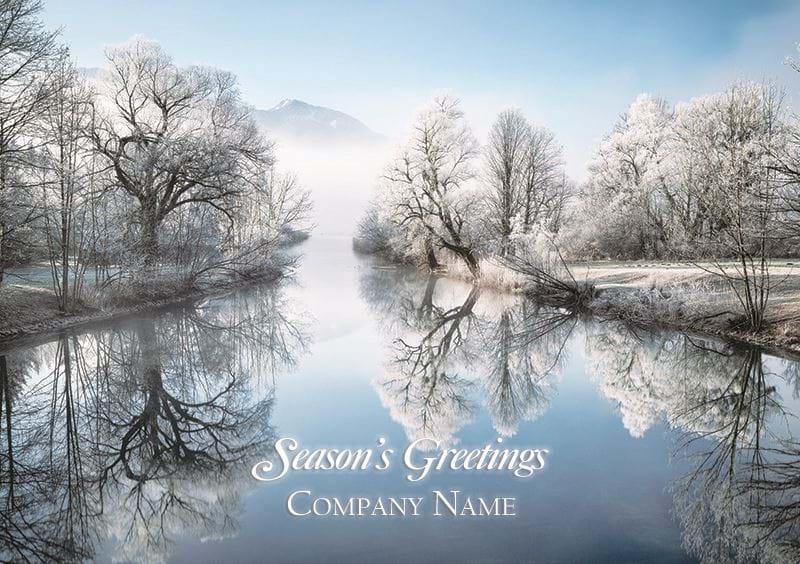 Crisp and Clear Personalised Christmas Card - Front Personalisation