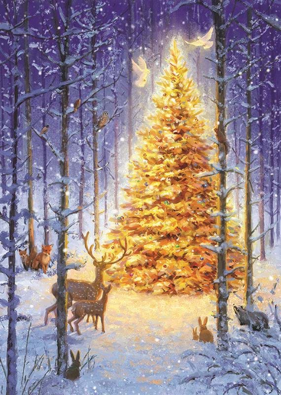 Enchanted Woodland Personalised Christmas Card