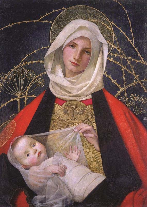 Madonna and Child Personalised Christmas Card