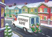 Santa's Little Helpers - Front Personalised Christmas Card