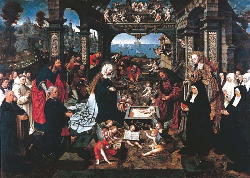 The Nativity of Christ Personalised Christmas Card