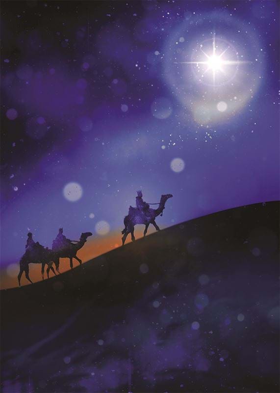 Three Kings Personalised Christmas Card