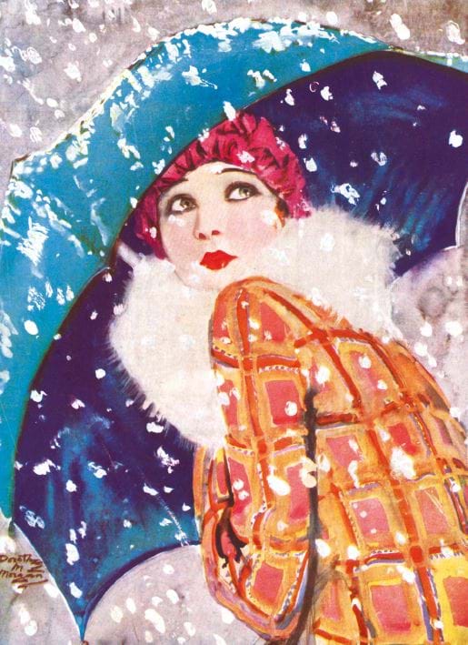 Snow Flurry Christmas Cards - Pack of 8