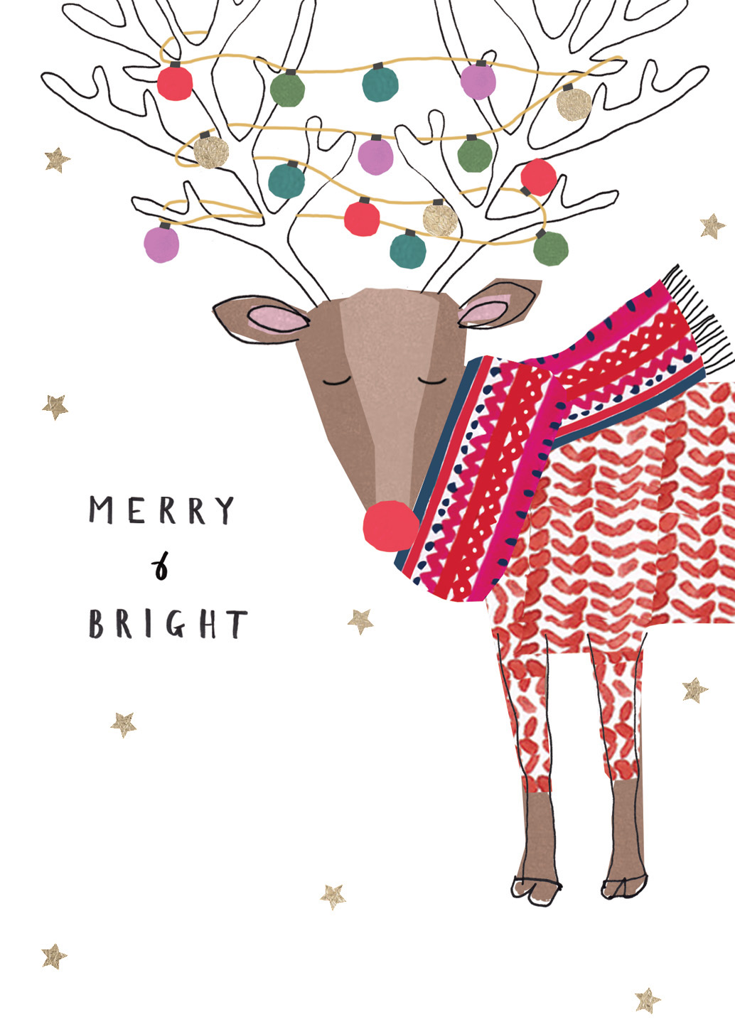 Merry and Bright Christmas Card