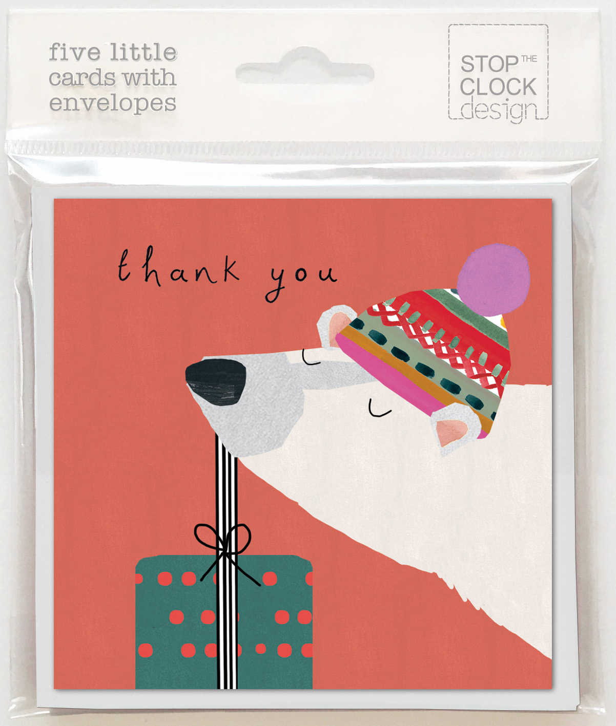 Polar Bear Thank You Christmas Pack (5)