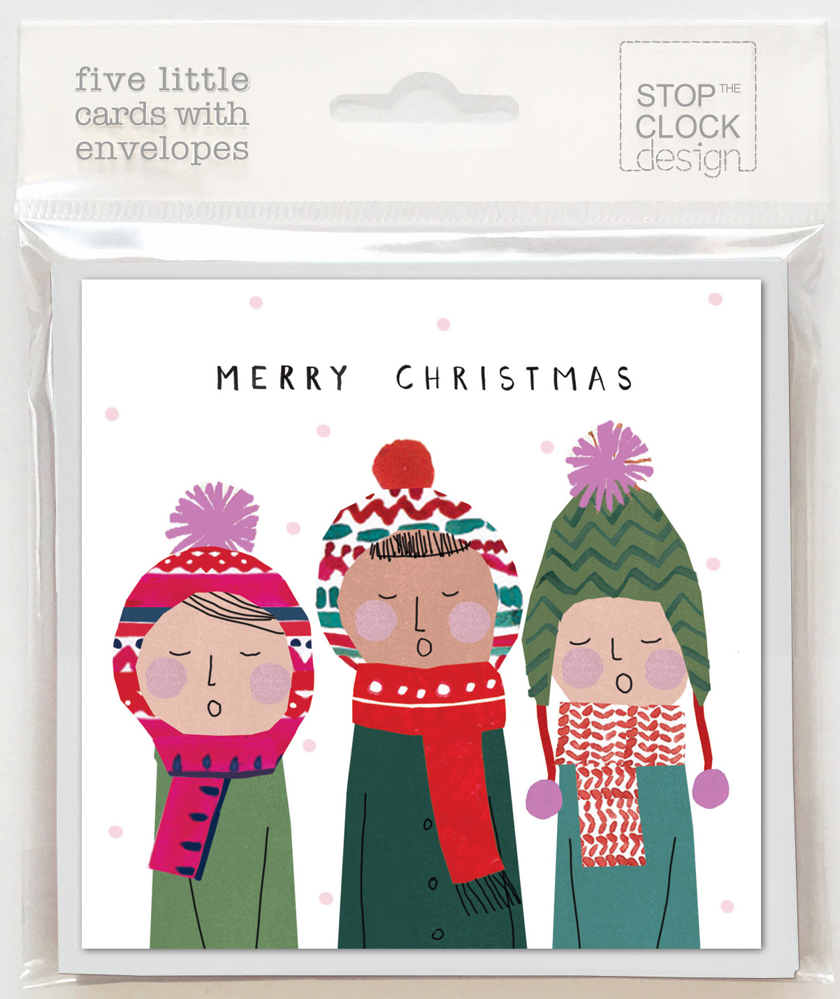 Carol Singers Christmas Card Pack (5)