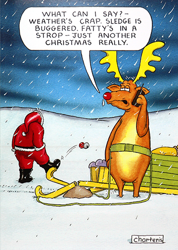 Weather's Crap Funny Christmas Card