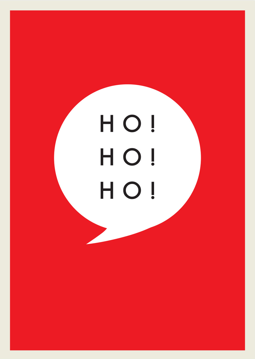 Ho Ho Ho! Christmas Card Pack (8)