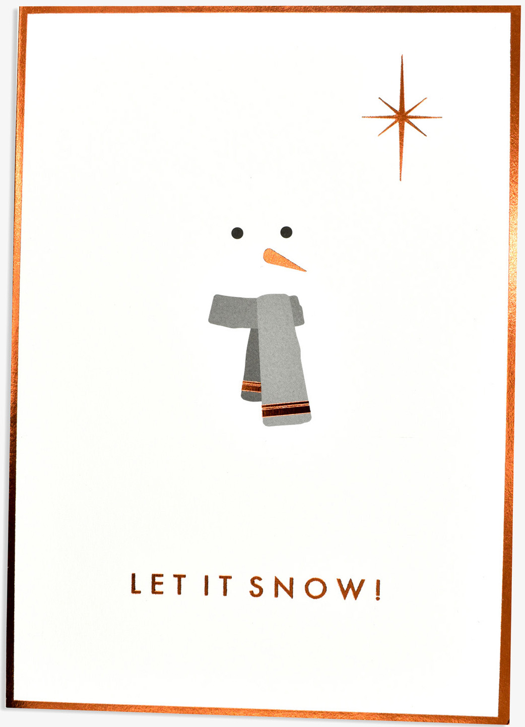 Let It Snow Christmas Card