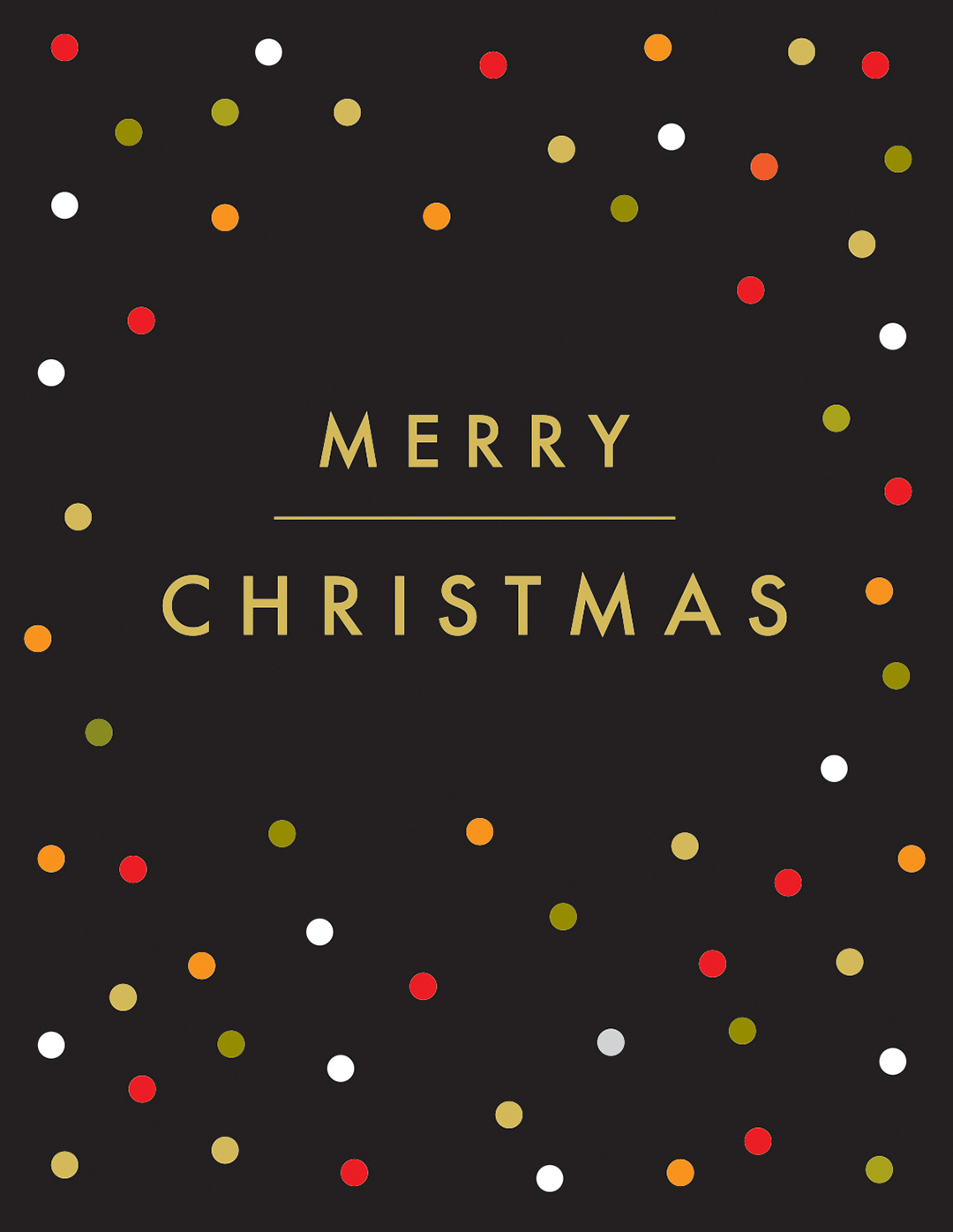 Little Dots Christmas Card