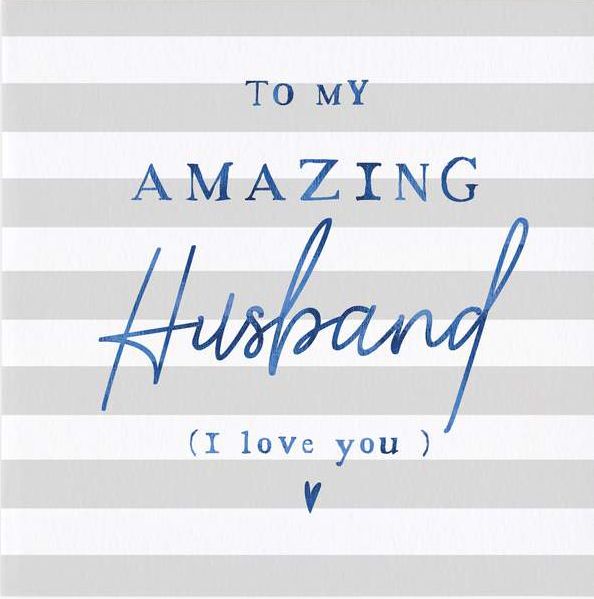 Amazing Husband Birthday Card