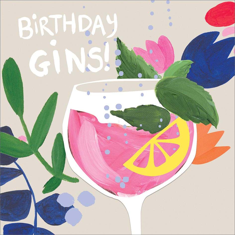Fruity Gin Birthday Card