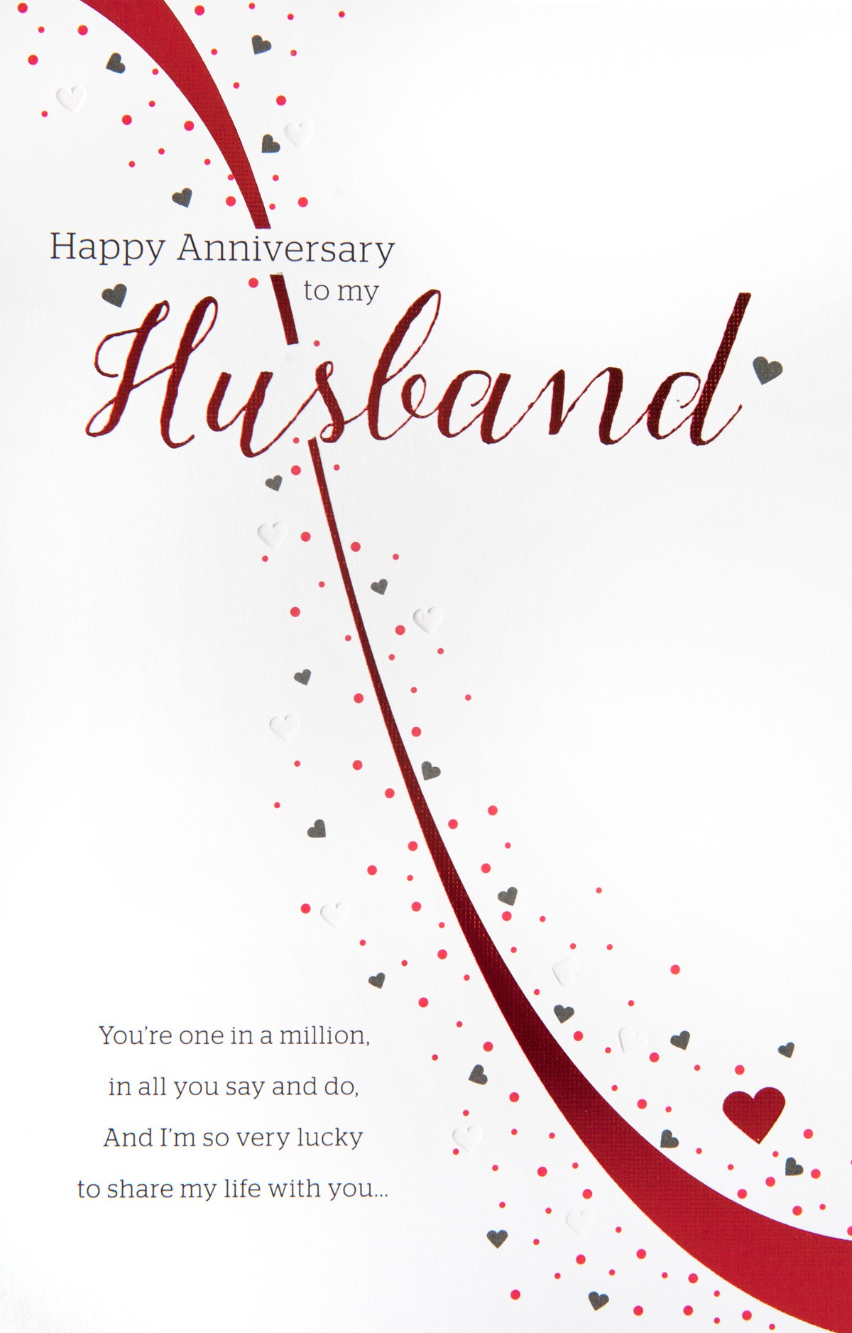 One in a Million Husband Anniversary Card