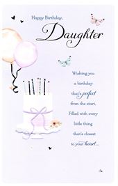 Cake Daughter Birthday Card