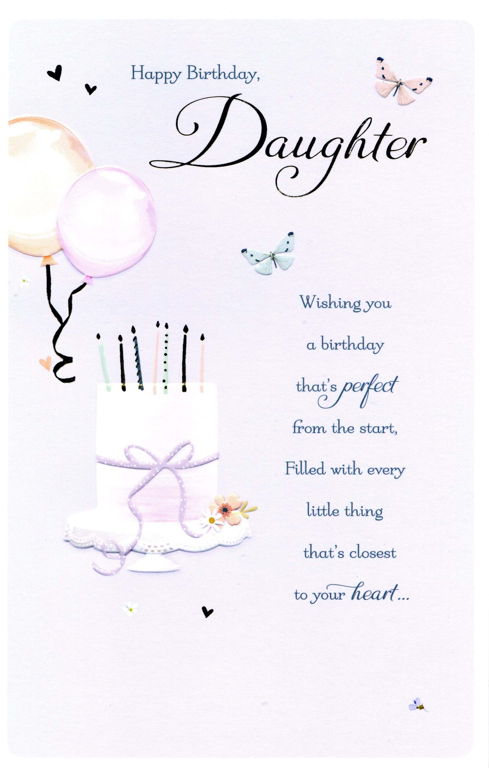 Cake Daughter Birthday Card