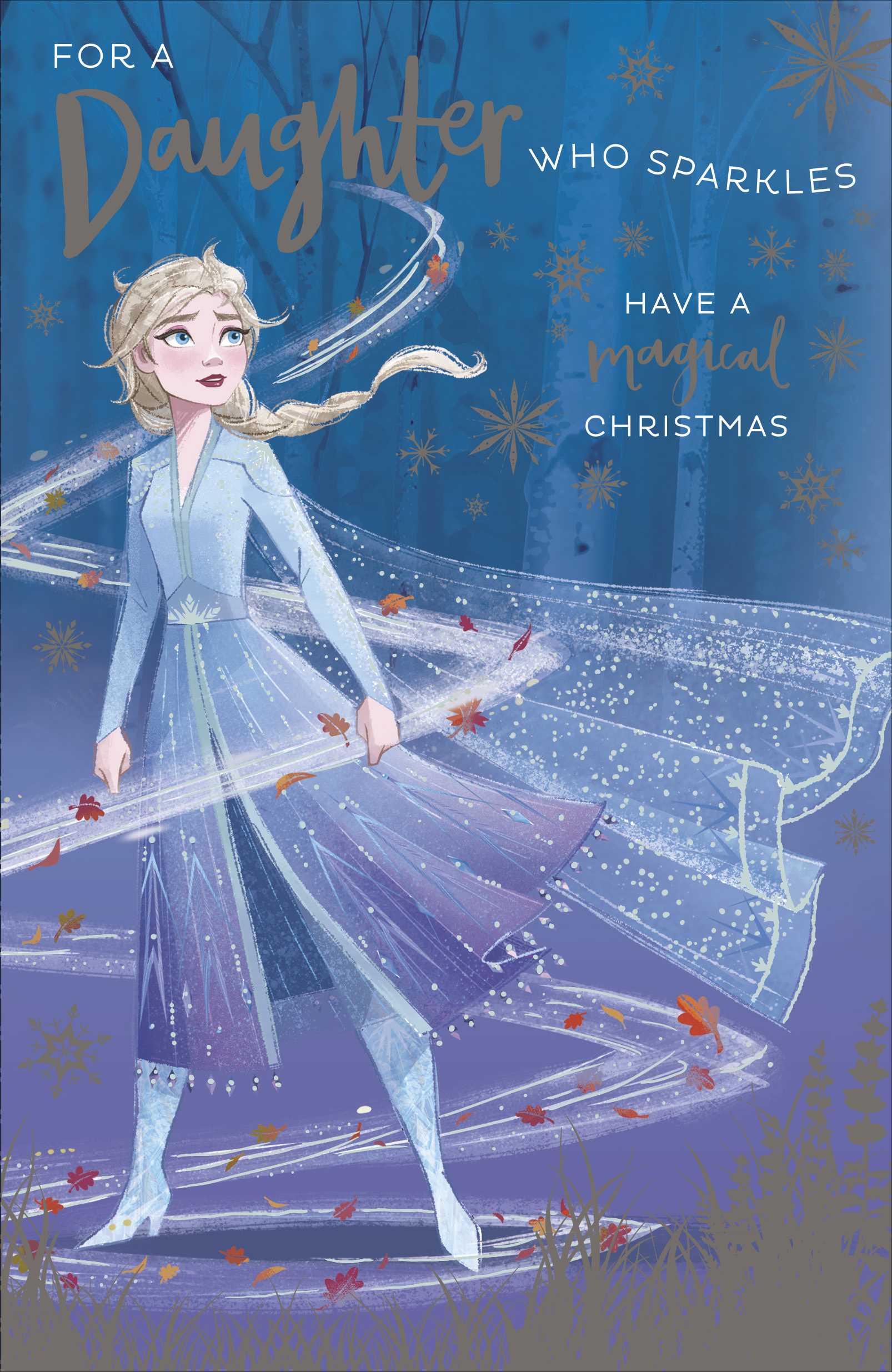 Frozen Daughter Christmas Card