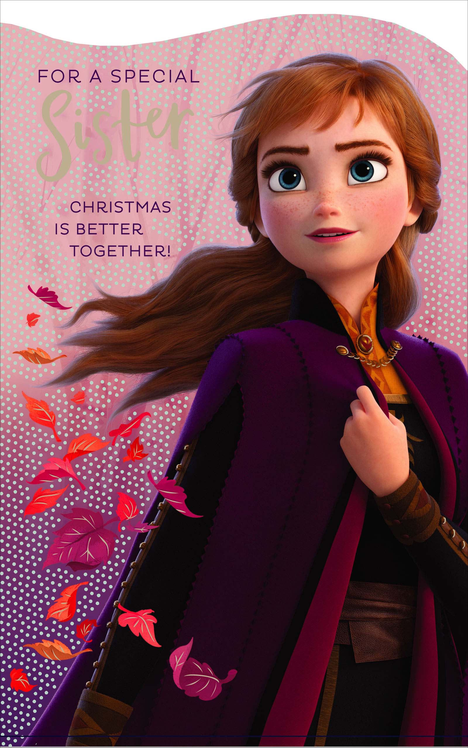 Frozen Sister Christmas Card