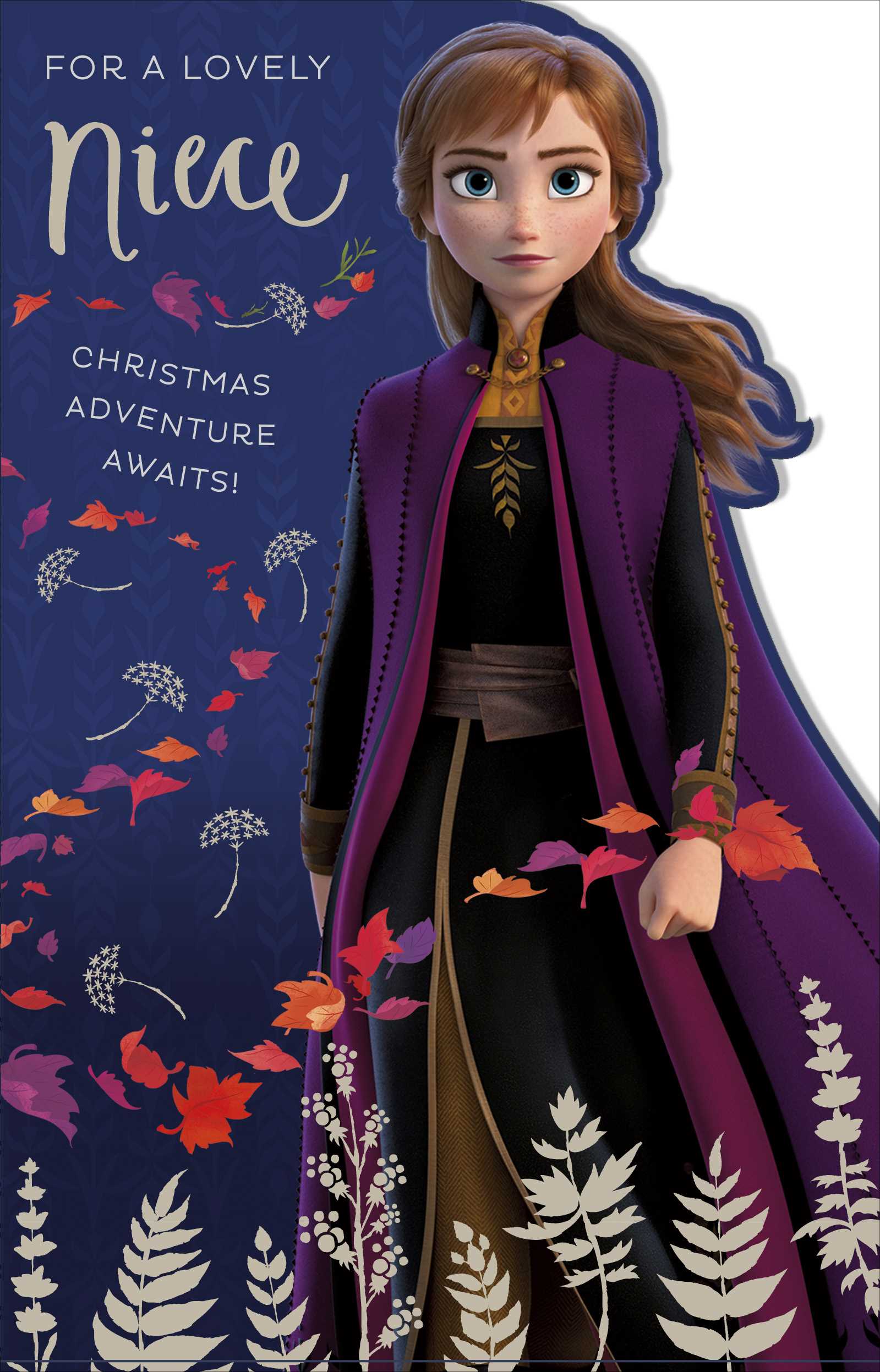 Frozen Niece Christmas Card