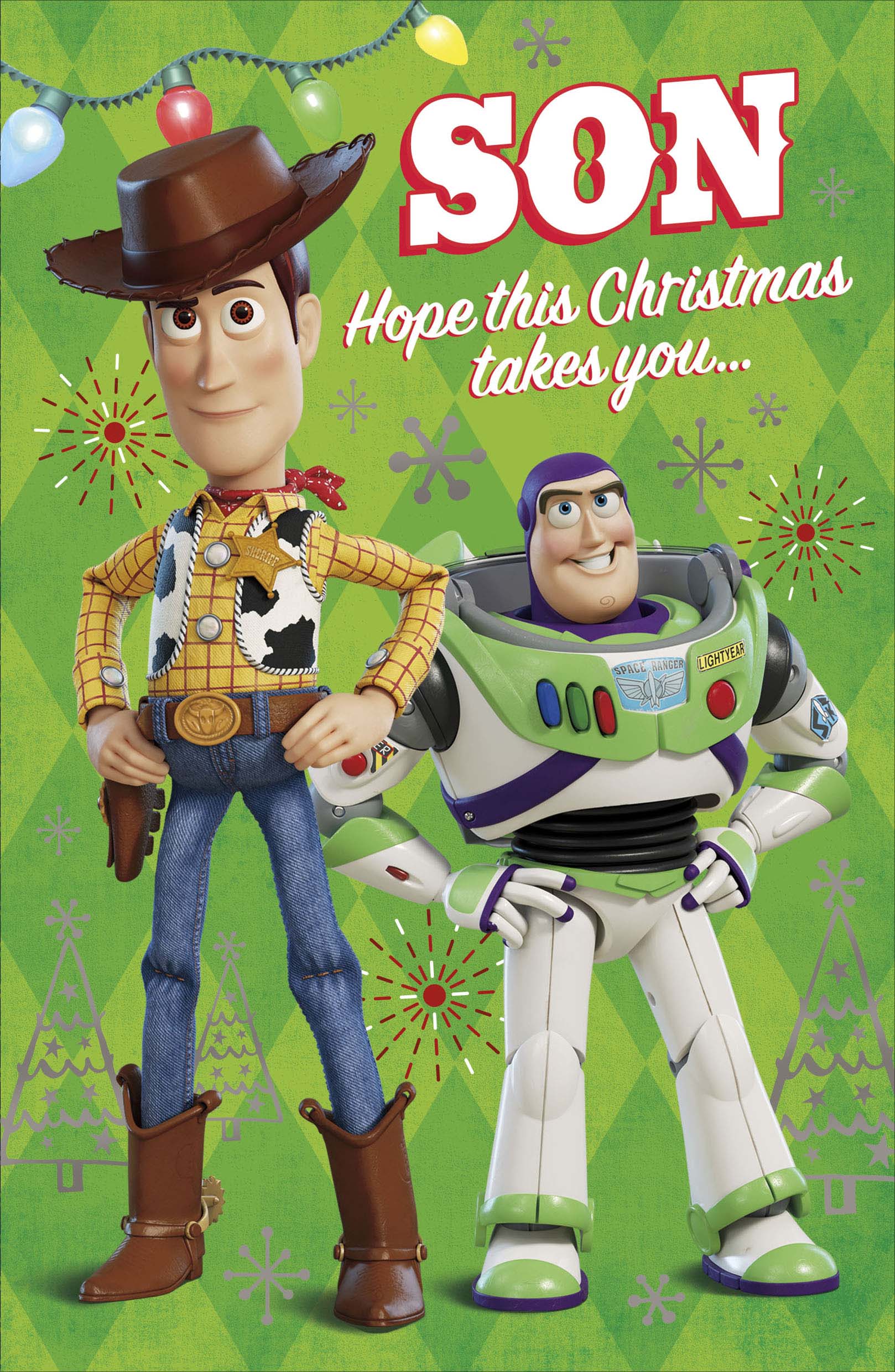 Toy Story Son Christmas Card