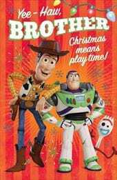 Toy Story Brother Christmas Card