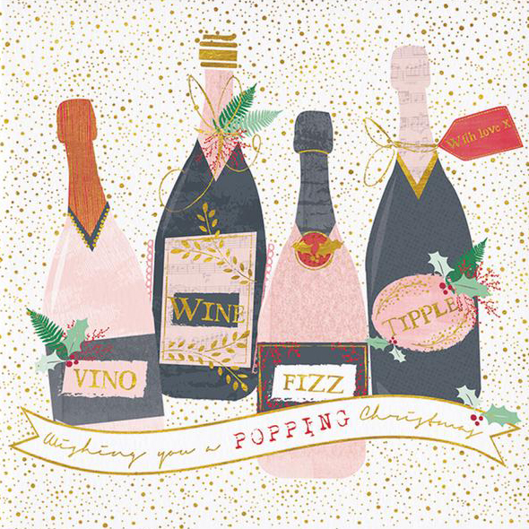Festive Fizz Christmas Card