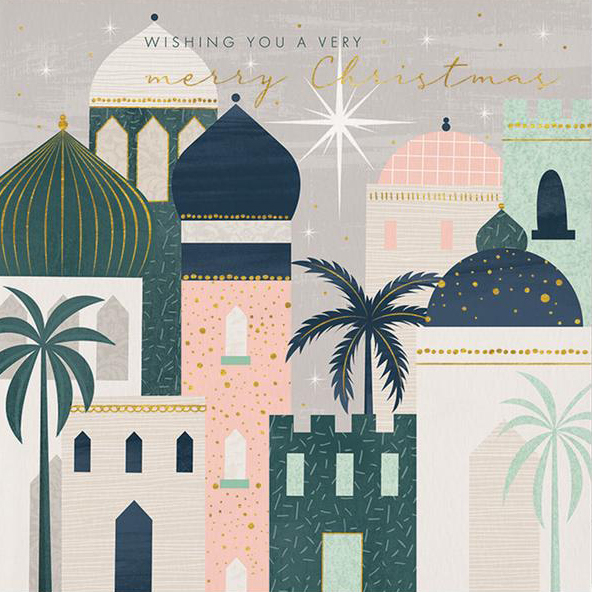 Bethlehem Scene Christmas Card