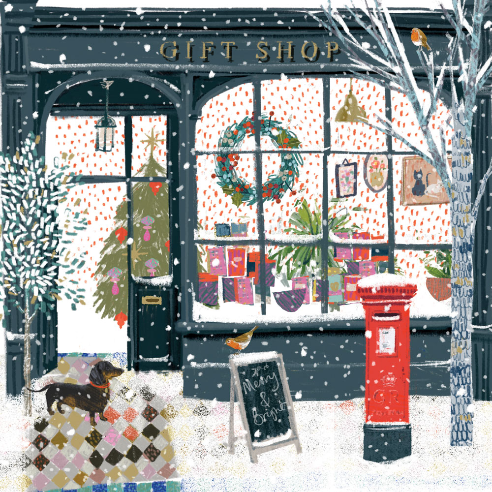Gift Shop Christmas Card