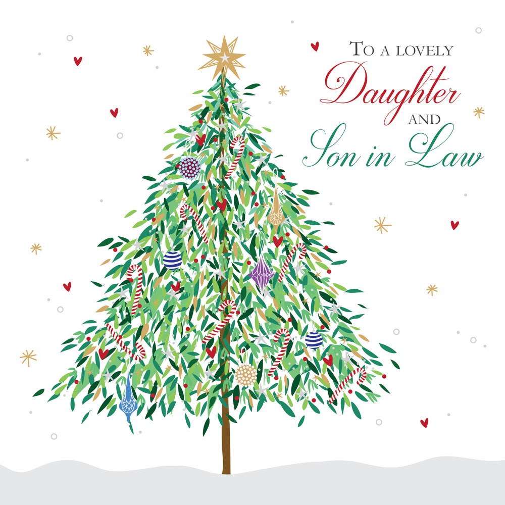 Tree Daughter and Son in law Christmas Card
