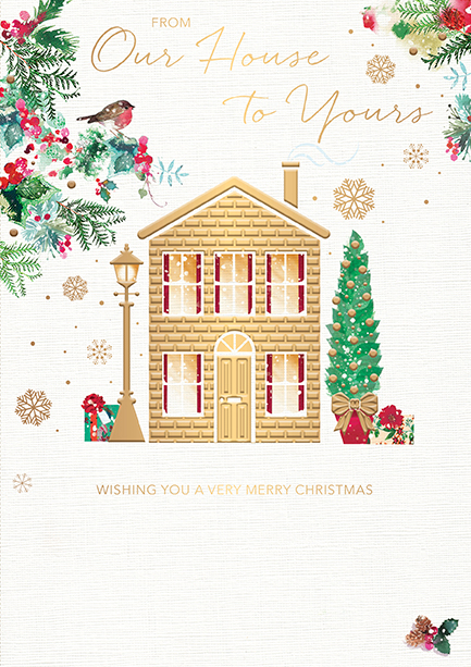 Festivities From Our House to Yours Christmas Card
