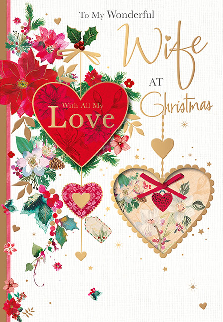 All My Love Wife Christmas Card