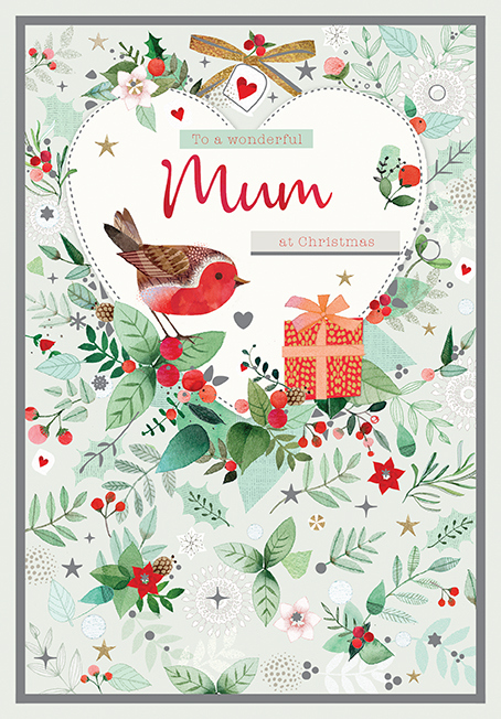 Little Robin Mum Christmas Card