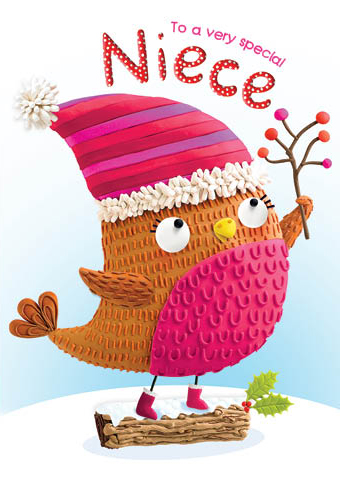 Robin Niece Christmas Card