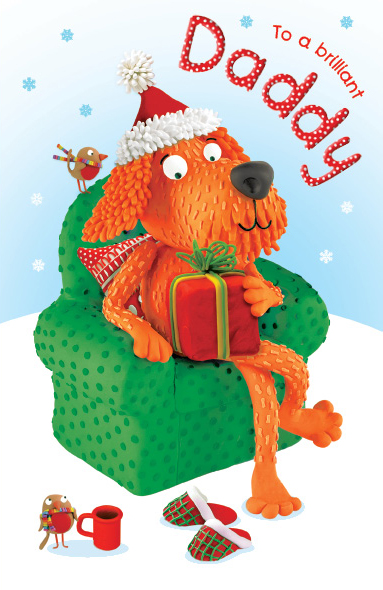 Dog Daddy Christmas Card