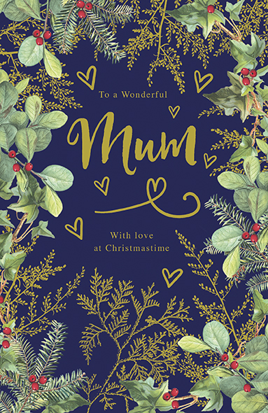 Wonderful Mum Christmas Card