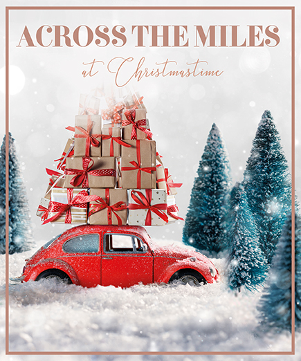 Presents Across the Miles Christmas Card