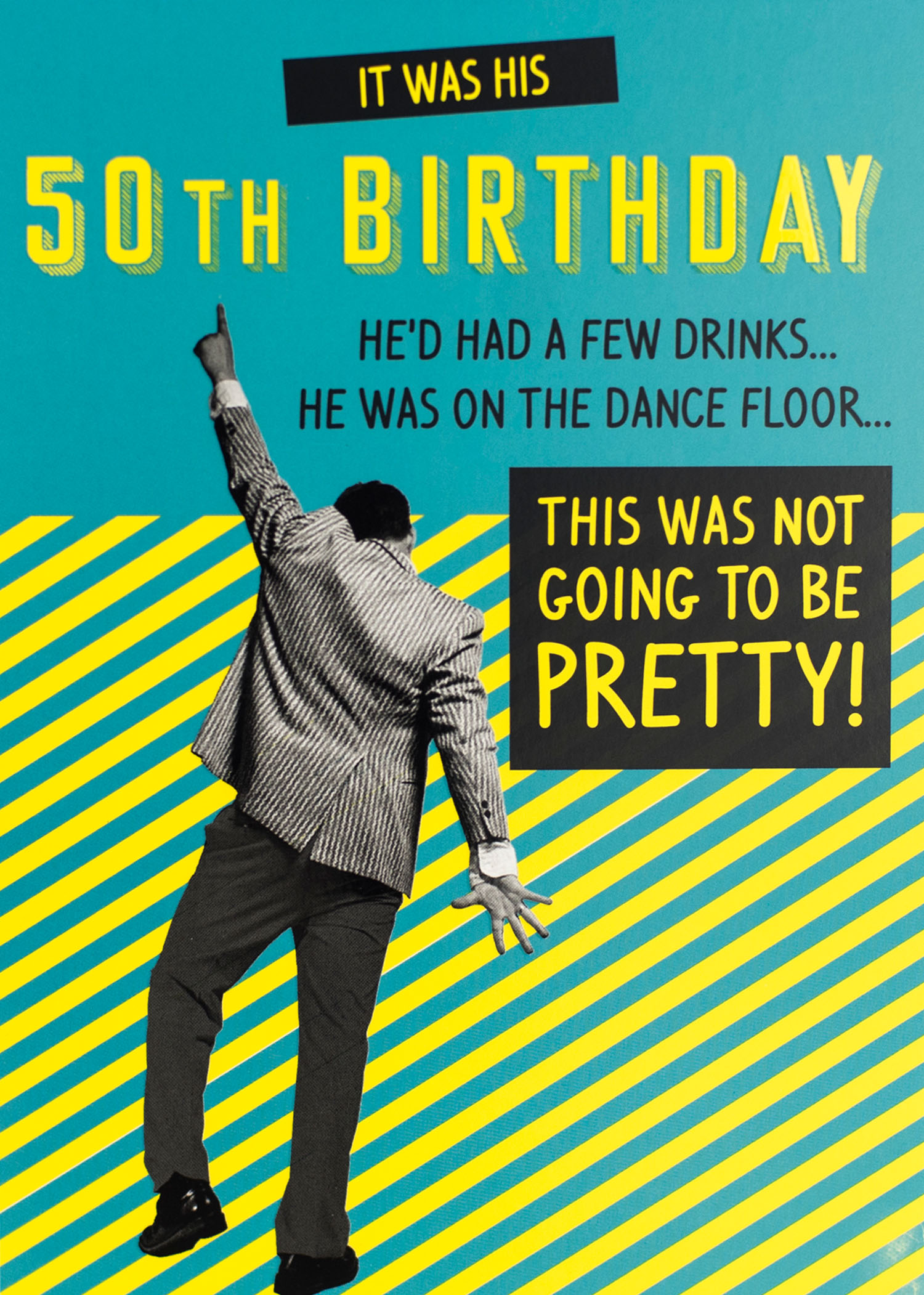 Dance Floor 50th Birthday Card