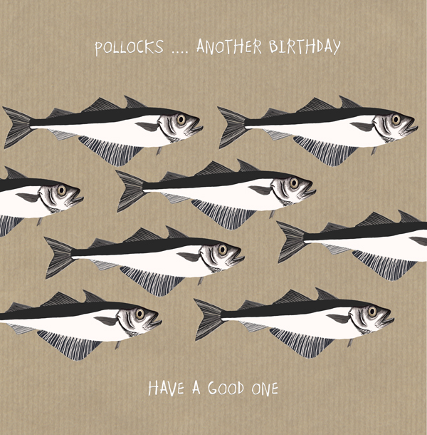 Pollocks Birthday Card