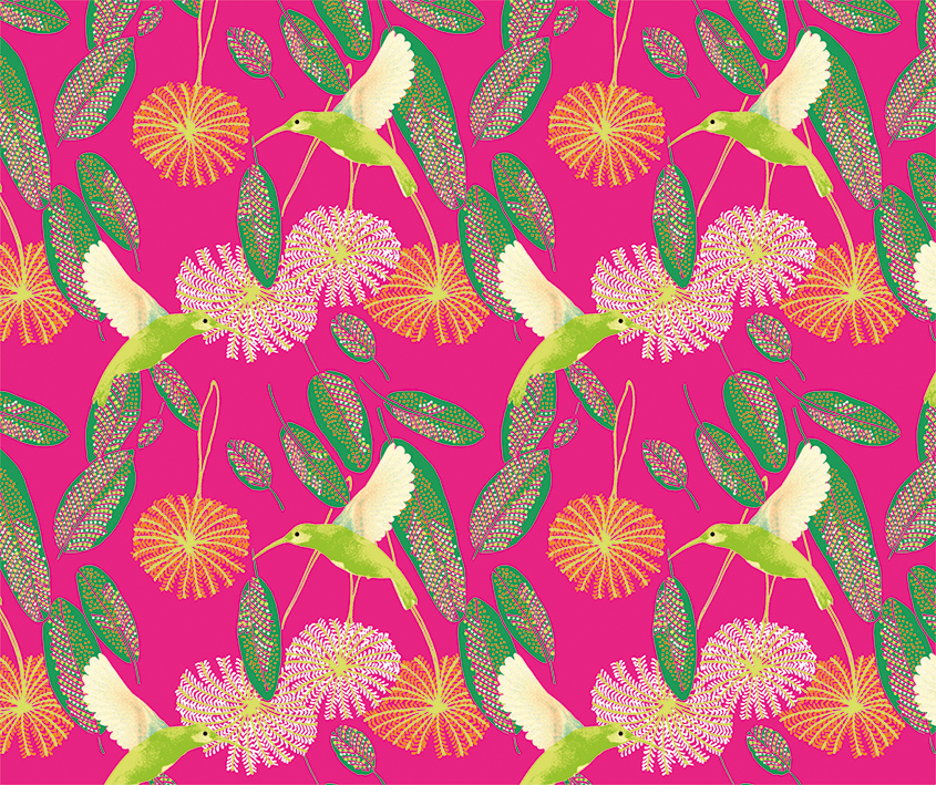 Humming Birds Wrapping Paper