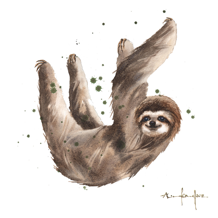 Hanging Around Greeting Card