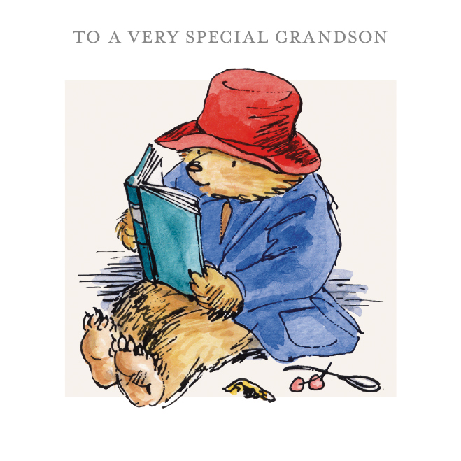 Paddington Grandson Birthday Card