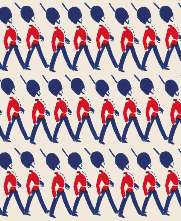 London Guard Greeting Card