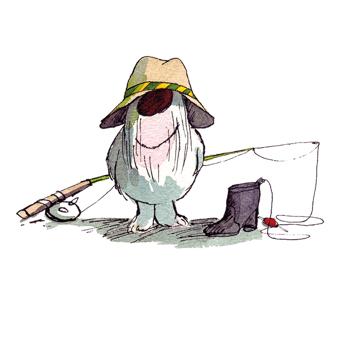 Towser Greeting Card