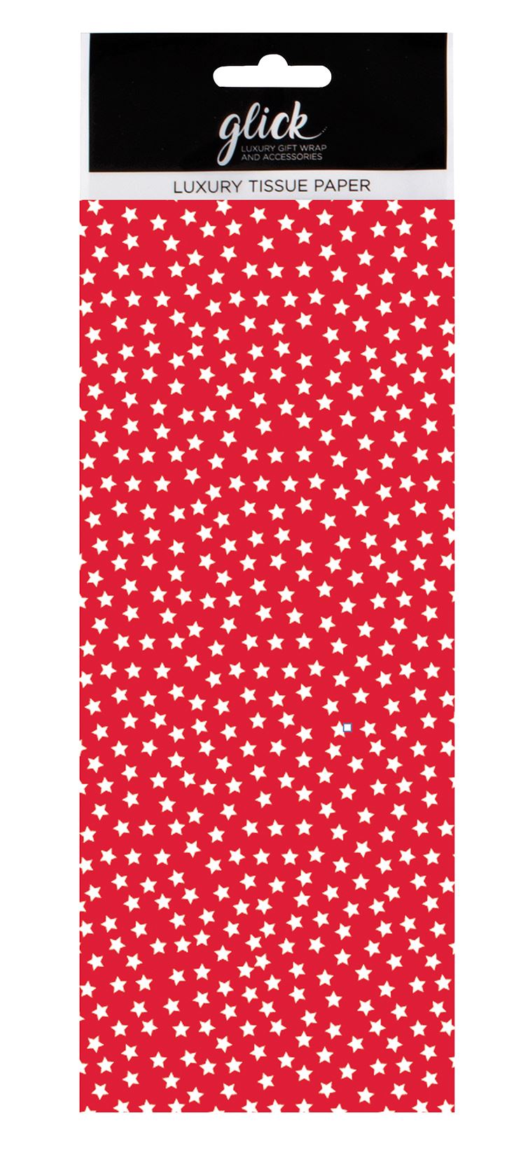Red Stars Christmas Tissue Paper 4 Sheets