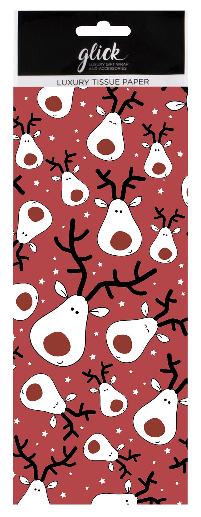 Rudolf Christmas Tissue Paper 4 Sheets