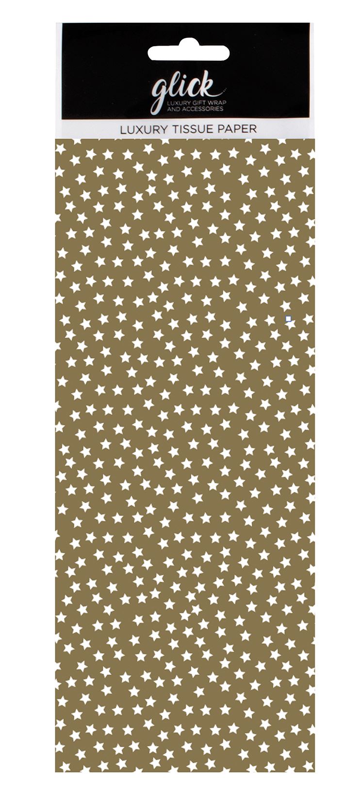Gold Stars Christmas Tissue Paper 4 Sheets